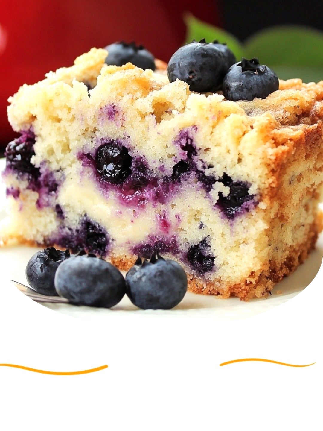 Blaubeer-Frischkäse-Streuselkuchen