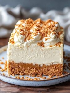 Einfacher Käsekuchen in der Kastenform